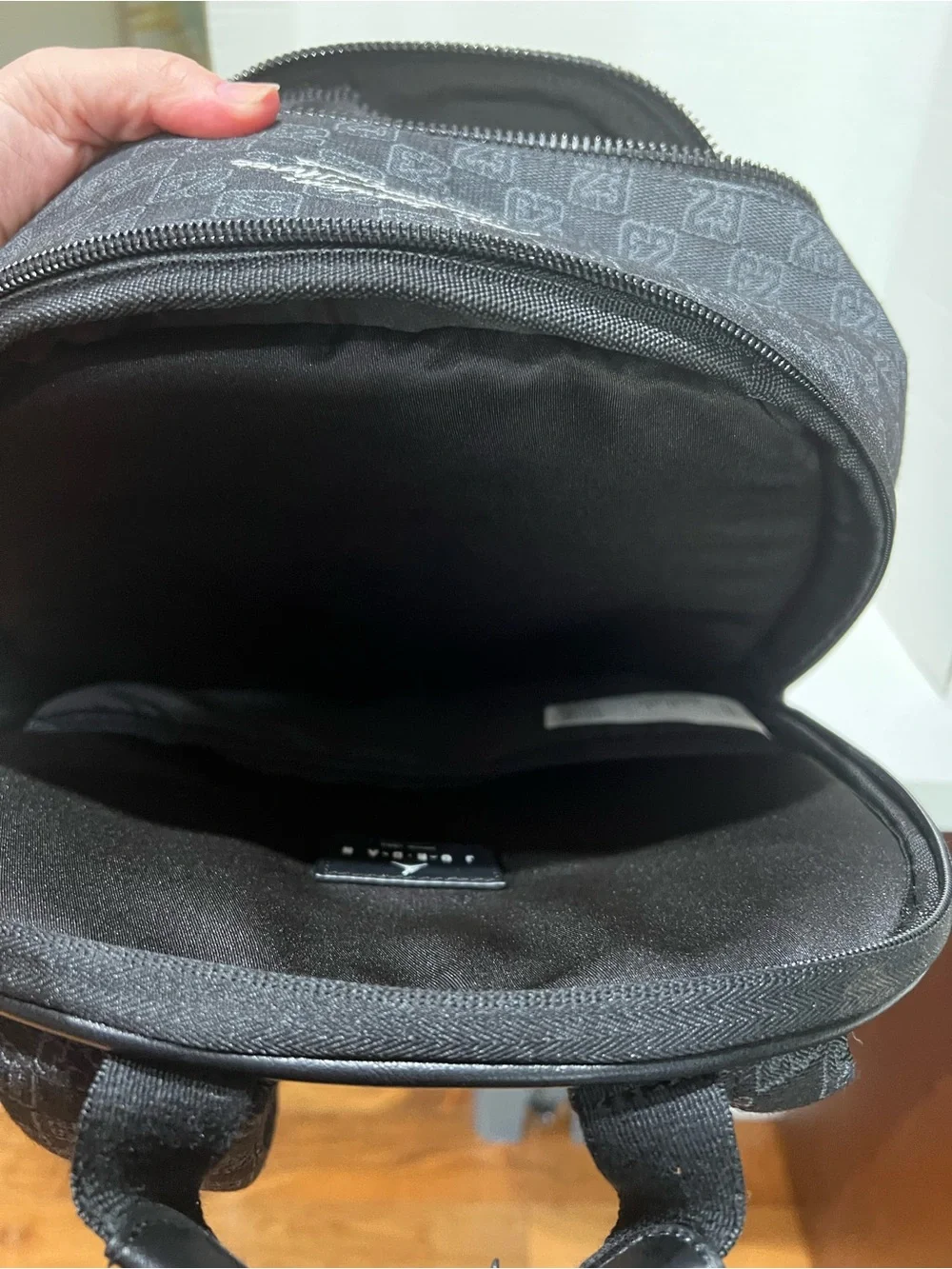 Air Jordan Monogram Backpack in Black/Patches Hard to Find! NEW!
